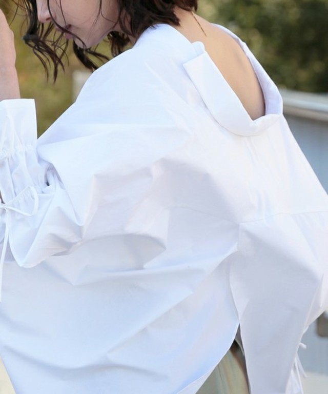 AMERI SLIT SLEEVE OPEN SHIRT