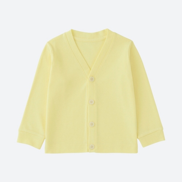 コットンVネックカーディガン