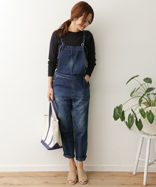 URBAN RESEARCH DOORS WOMENS DOORS　デニムサロペットパンツ