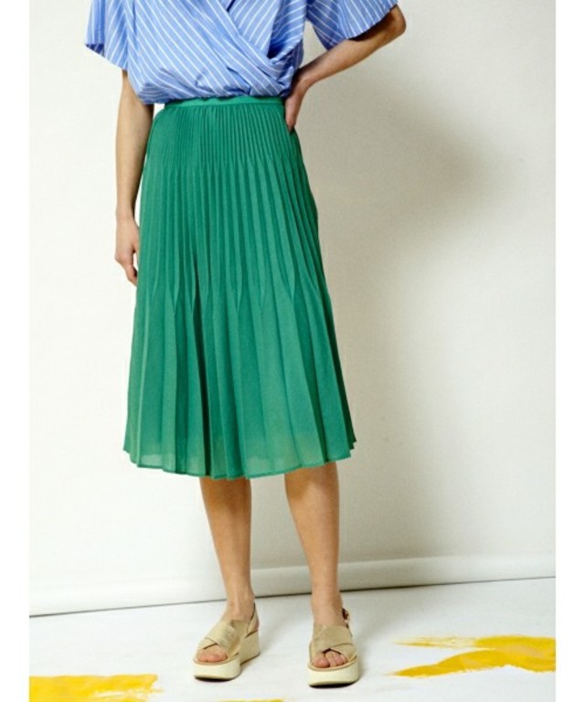 セット プリーツ スカート