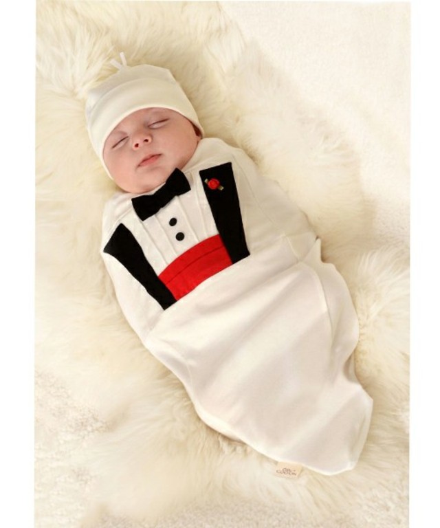 COZY COCOON ベビーおくるみ&帽子セット