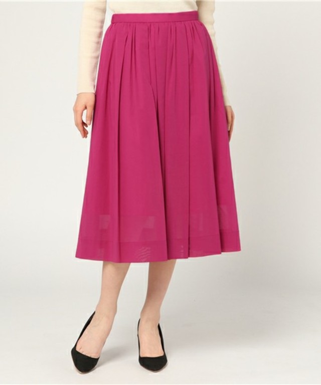 TONAL ボイルギャザースカート