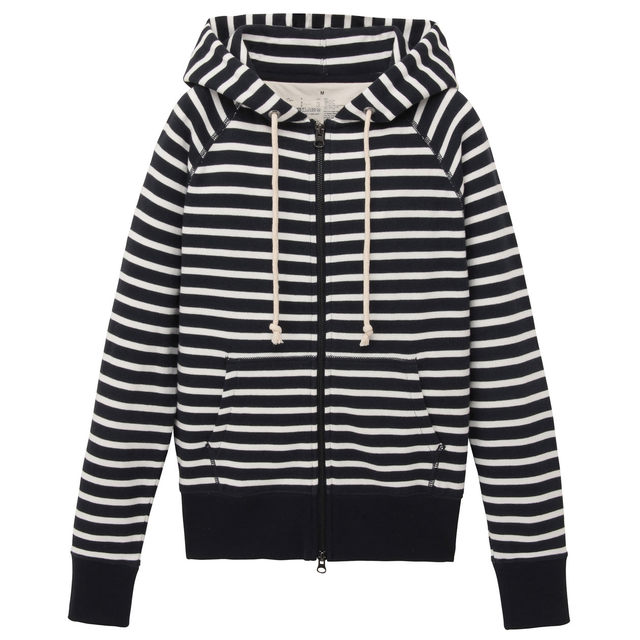 オーガニックコットン裏毛ダブルZIPパーカー　