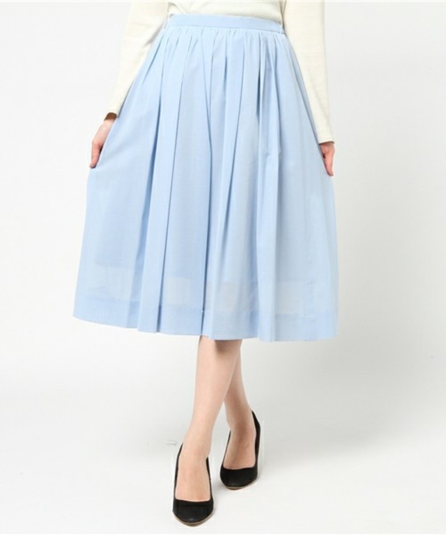 TONAL　ボイルギャザースカート