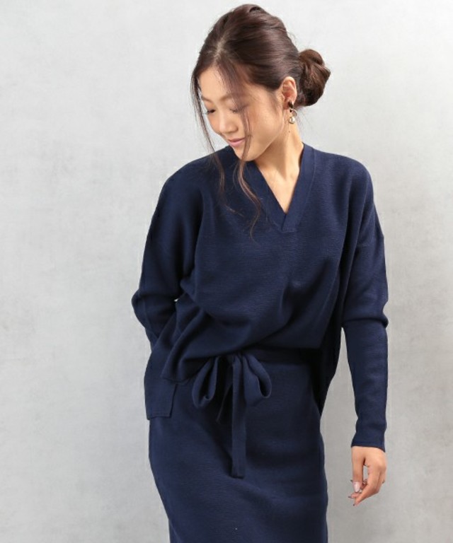 ミラノリブVネックPO