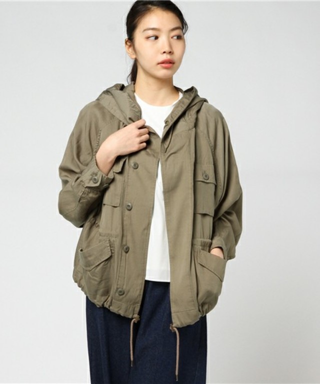 Audition ショールフードミリタリージャケット