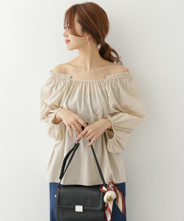 URBAN RESEARCH DOORS WOMENS ギャザーワイドスリーブ