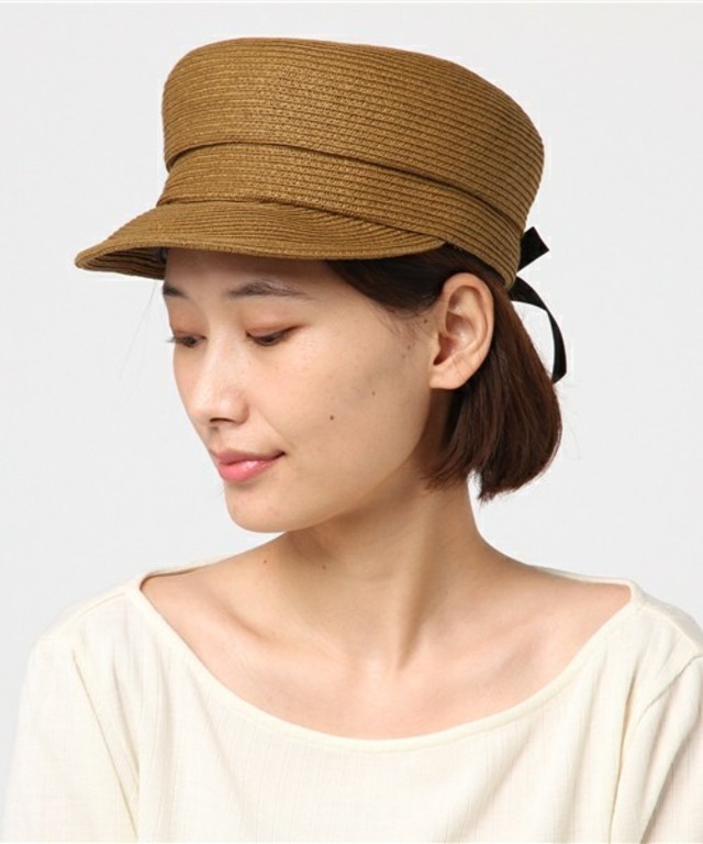 Cachenez バックリボンブレードマリンキャスケット