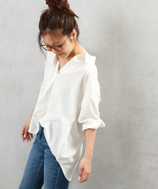 COLONY 2139　ジョーゼットスキッパーシャツ