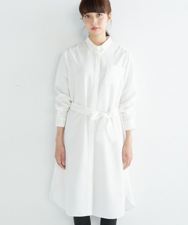 haco! 　旅行に便利な着こなしいろいろシャツワンピース