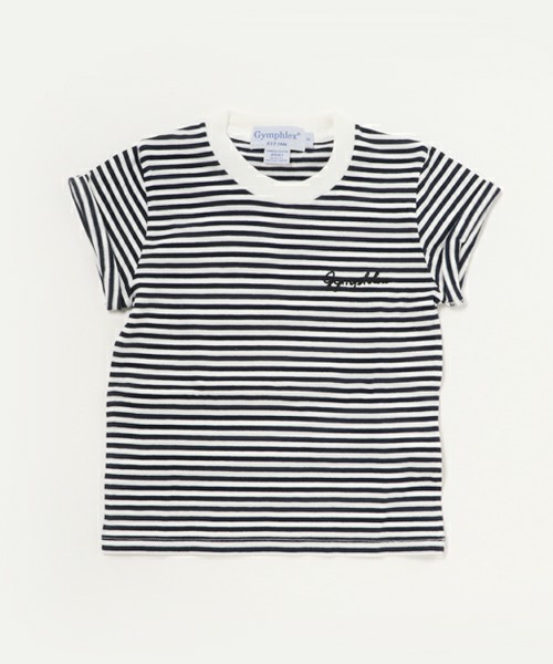 クルーネックTシャツ ロゴ　KIDS