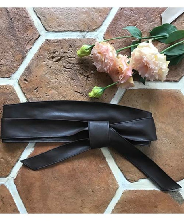 MERCURYDUO　フェイクレザーサッシュベルト