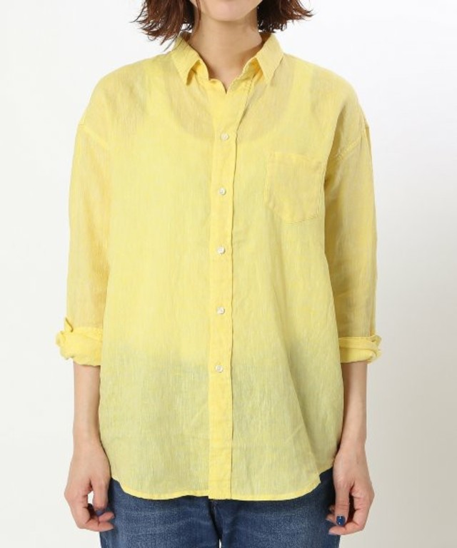 リネン スキッパーシャツ