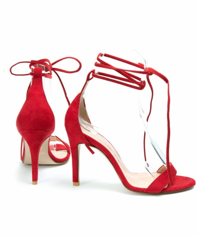 MAMIAN / レースアップスエードサンダル