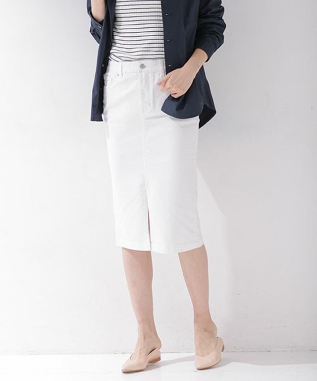 nano・universe カラータイトスカート