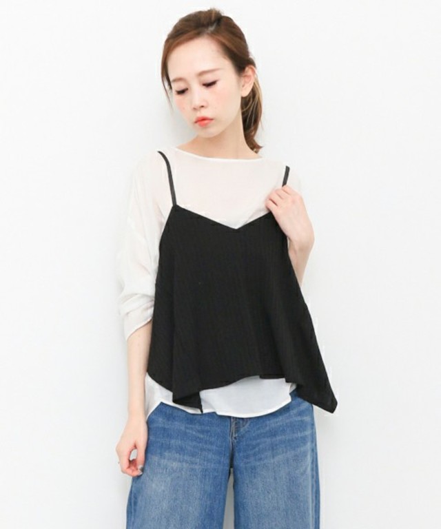 KBF リブ変形キャミ