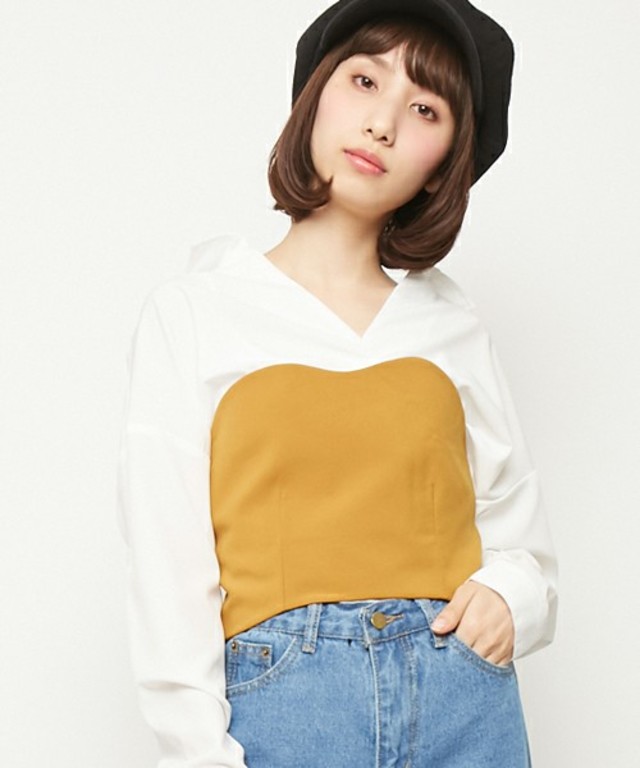 SPINNS　バックゴムビスチェ　ビスチェ