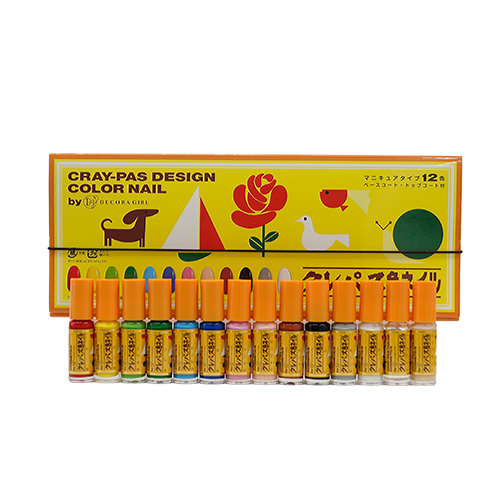 DECORA GIRL クレパス色ネイル12色セット