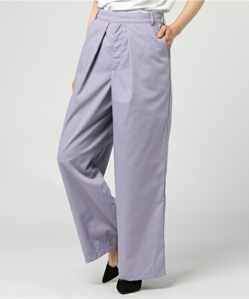 AULI ワイドタックパンツ