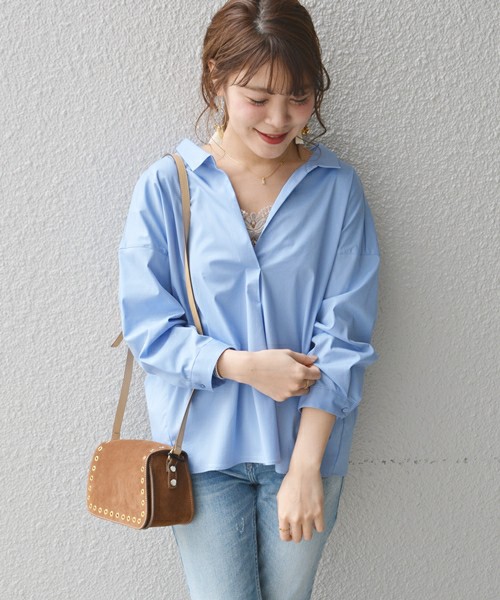 SHIPS for women / バックリボンブラウス