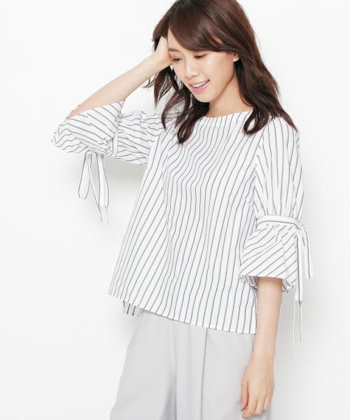 Dessin　袖リボンブラウス
