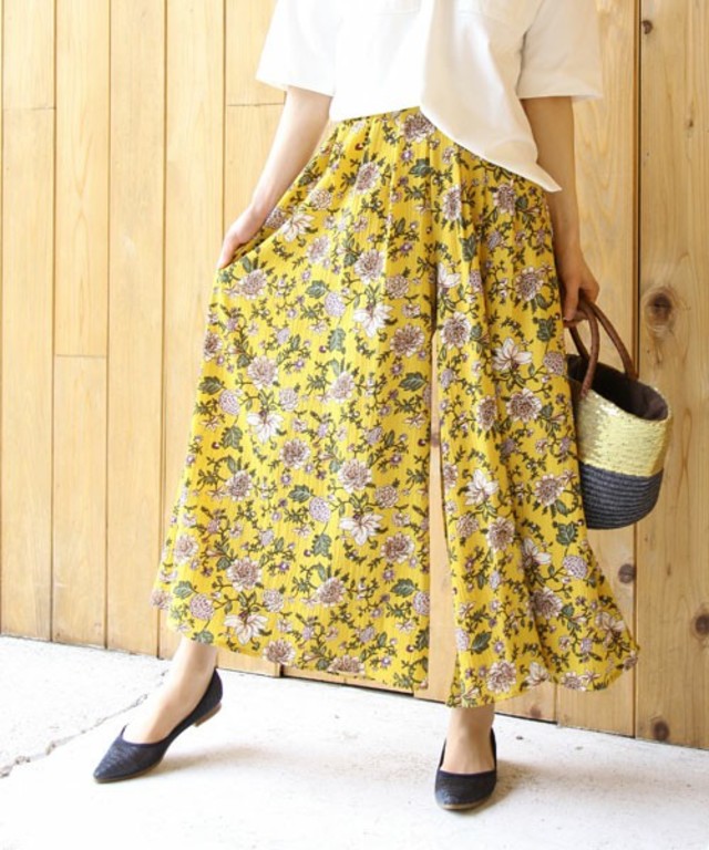 r･p･s　花柄ジョーゼットタックスカーチョ