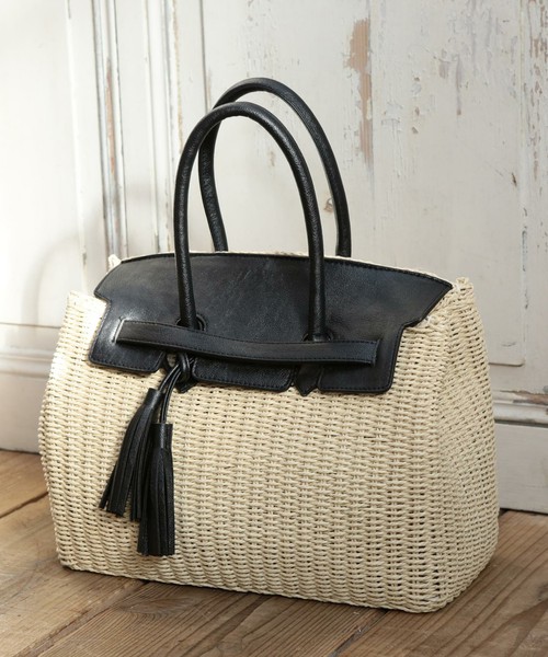 タッセルコンビボストンカゴバッグ / coen
