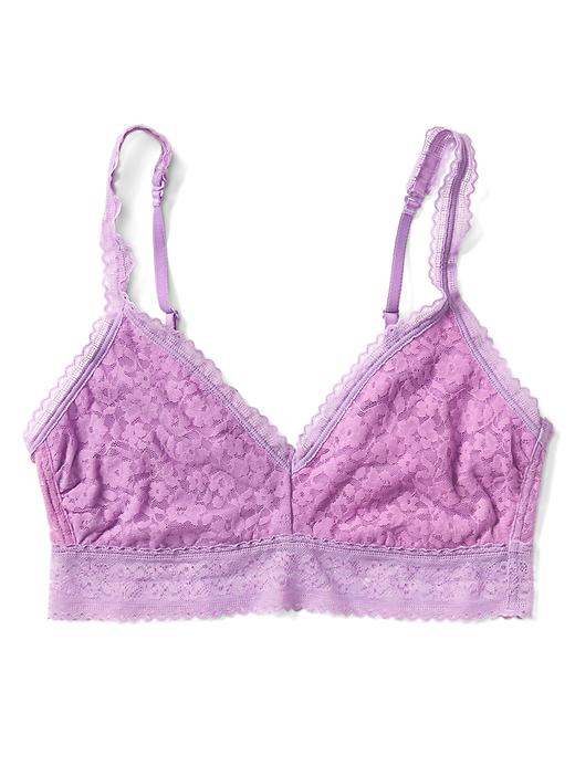 Soft lace pullover bra