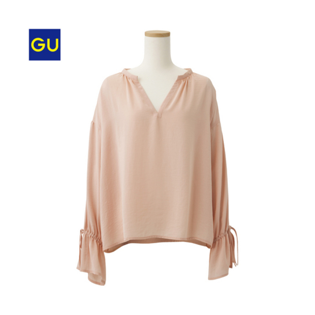 GU  キャンディスリーブブラウス