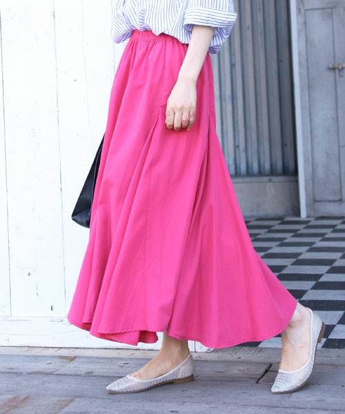 r.p.s 12枚はぎボリュームフレアースカート