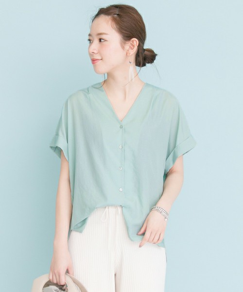 URBAN RESEARCH UR エアリーブロード半袖シャツ