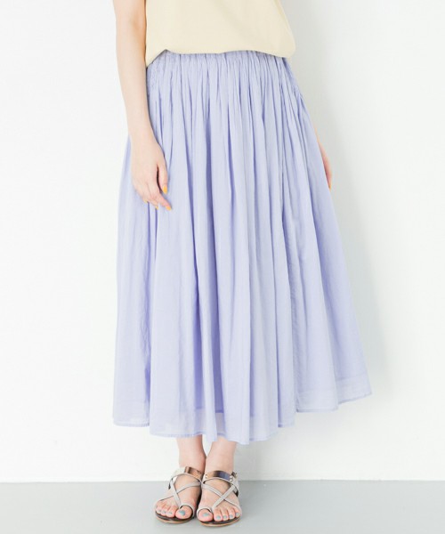 URBAN RESEARCH ROSSOインド綿マキシスカート