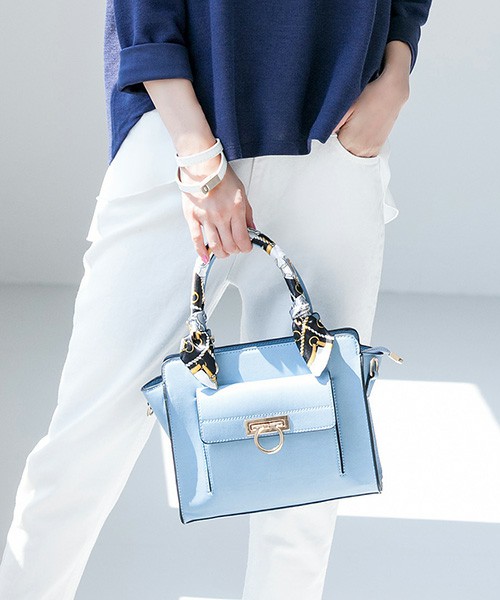 fifth スカーフ付2wayハンドバッグ