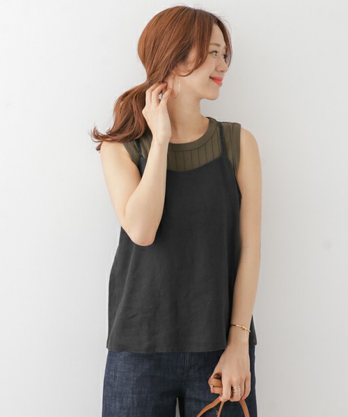 リネンキャミソール
