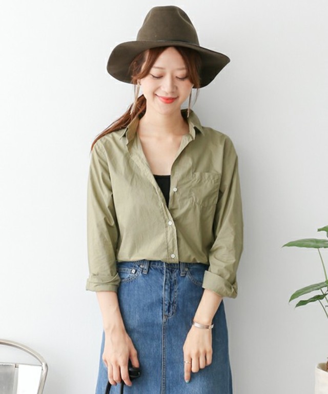 URBAN RESEARCH DOORS WOMENS DOORS コットンシャツ