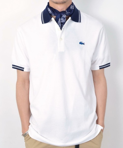 SHIPS / LACOSTE70's ハーフリブポロシャツ