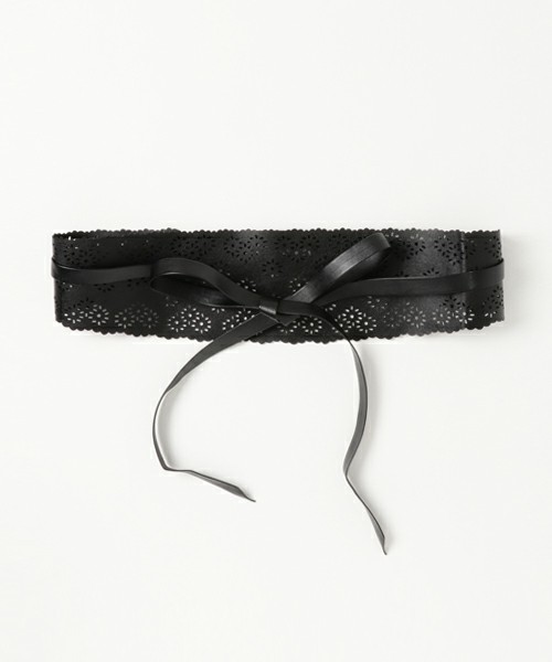 パンチング合皮サッシュベルト