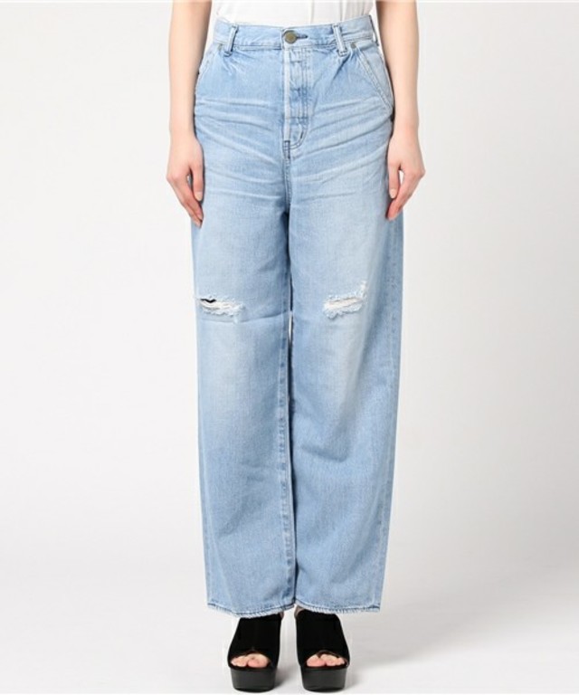 BLACK BY MOUSSY NIBRAdamage wide Denim