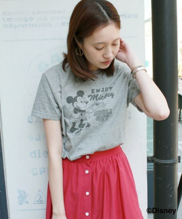 SLOBE IENA / ミッキーTシャツ