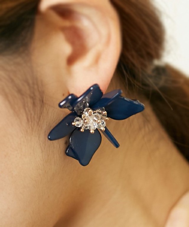 AMERICAN RAG CIE　アクリルフラワーピアス