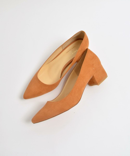 SHIPS for women / ボックスヒールレイン対応パンプス