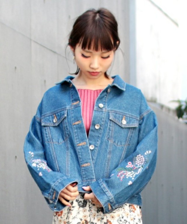 刺繍入りＧジャン / PAGEBOY