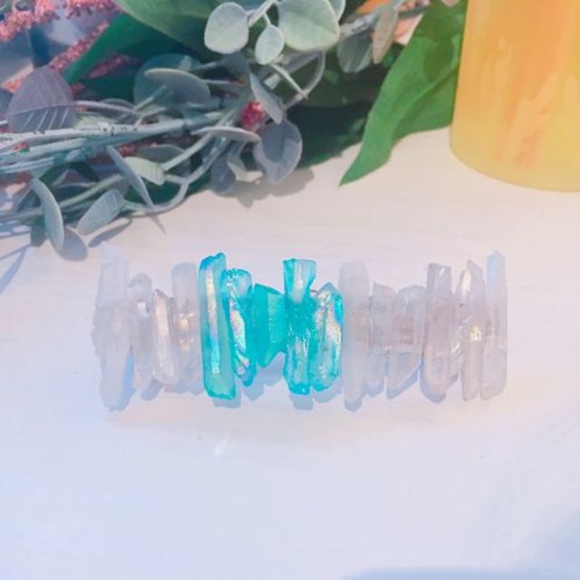 ストーンバレッタ（ブルー×クリア）