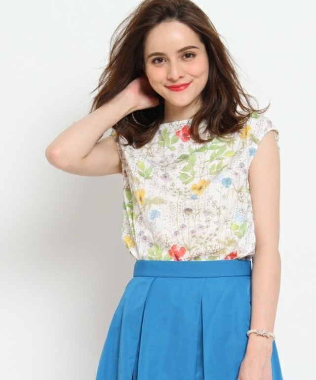 LIBERTY フラワープリントシャツ(anatelier)