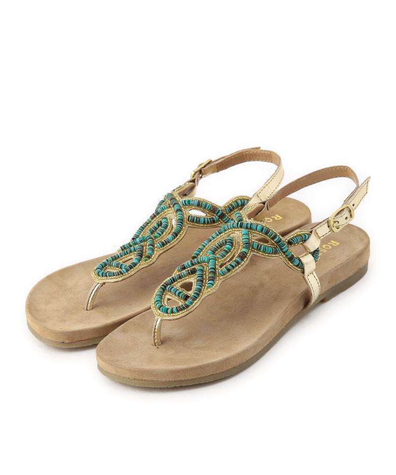 ビーズトングサンダル