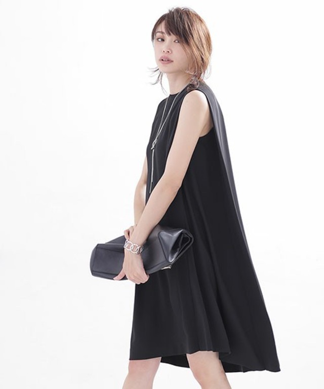 FOアシメフレアワンピース