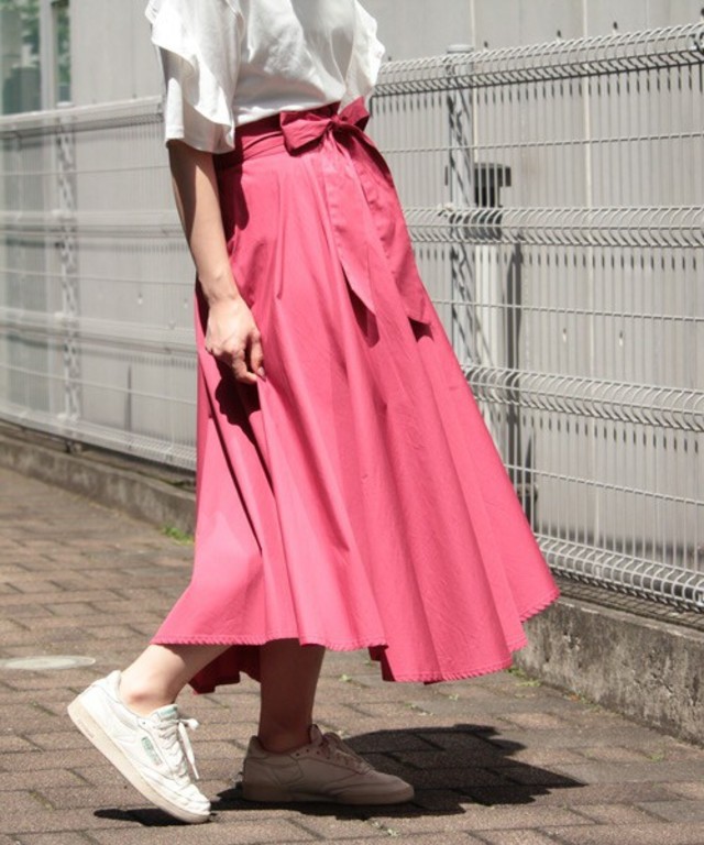 PAGEBOY  2WAYリボンフレアスカート