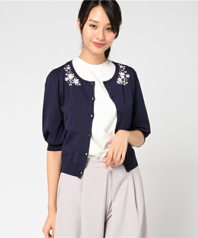 LODISPOTTO ラブリーフルールニットカーディガン