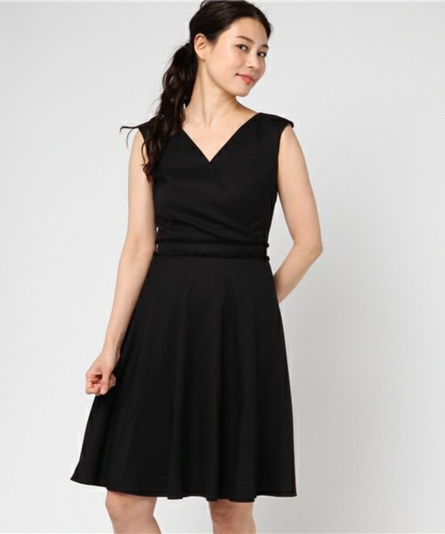 ドビーストレッチフレアワンピース