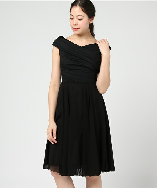 ソサエティーモック×ミストシフォン ワンピース